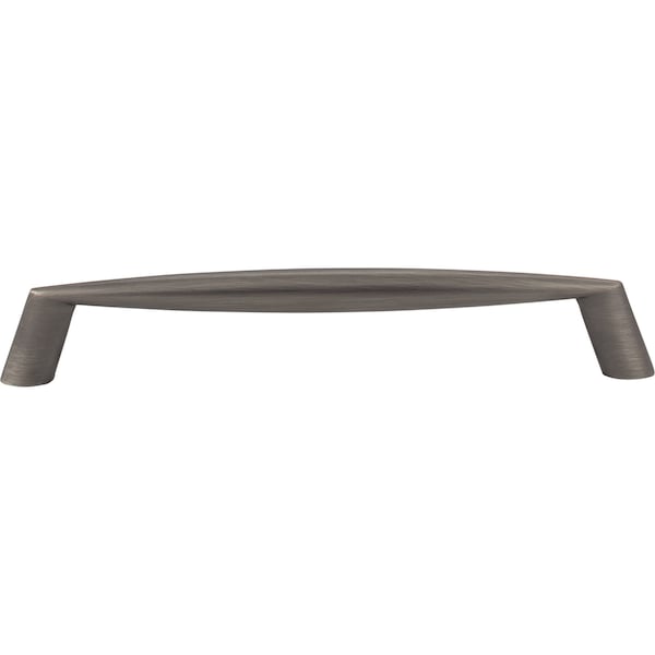 160 Mm Center-to-Center Brushed Pewter Zachary Cabinet Pull